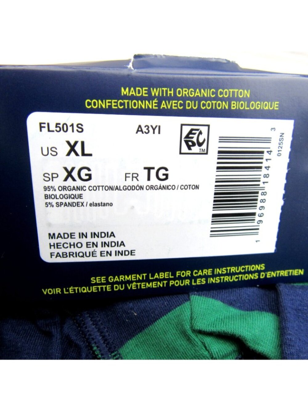 Polo Ralph Lauren Boxer Briefs Mens Size XL Green Navy Striped NEW FL501S - Picture 10 of 10